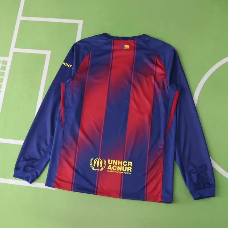 25/26 season FC Barcelona / Barça home Long sleeved Fan version Football Frenzy Shop