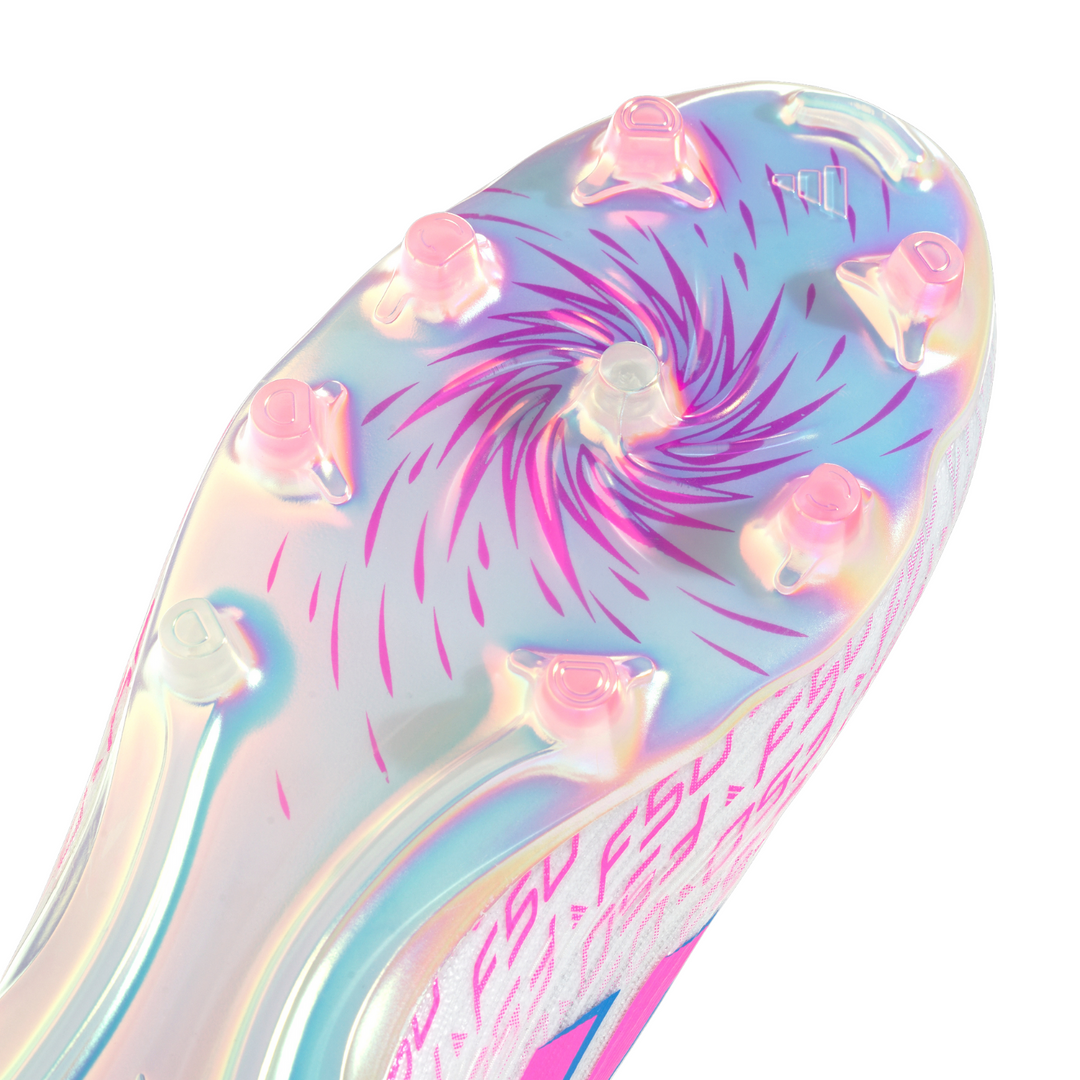 F50 Sparkfusion Elite Mid FG - Cloud White/Lucid Pink/Cloud White