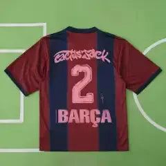 TRAVIS SCOTT X FC BARCELONA RETRO 2000/01 HOME SKELETON JERSEY Football Frenzy Shop