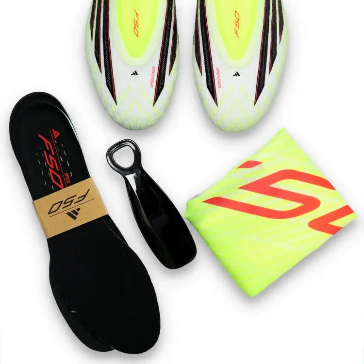 Football Boots adidas F50 Elite LL AG Team Solar Yellow-Core Black-Lucid Red Football Frenzy Shop