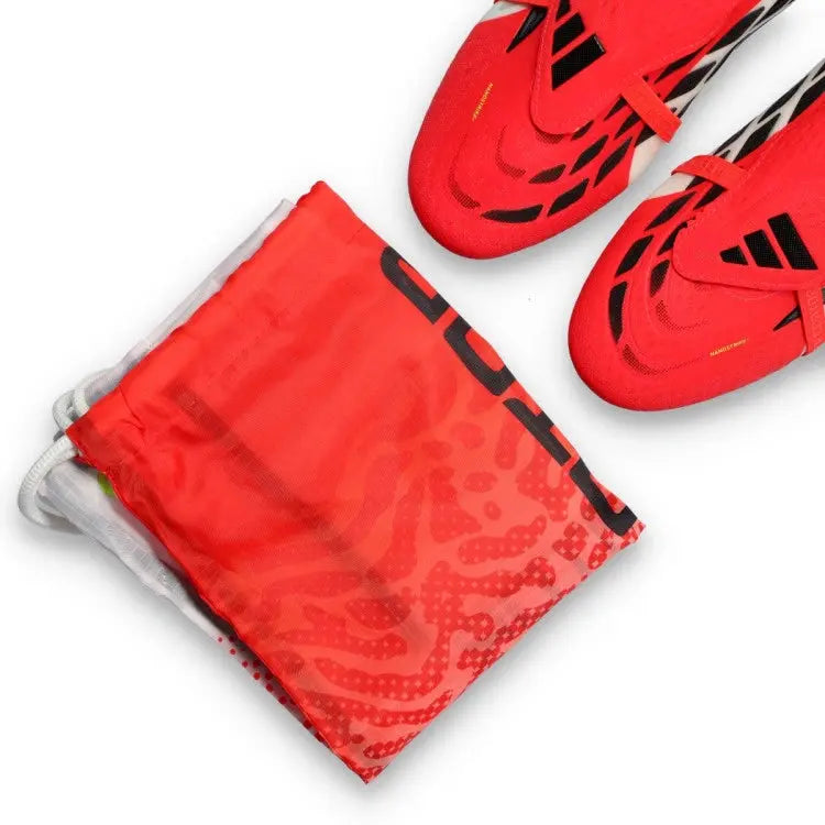 Taco de fútbol Predator Elite FT AG Lucid Red-Core Black-White Football Frenzy Shop