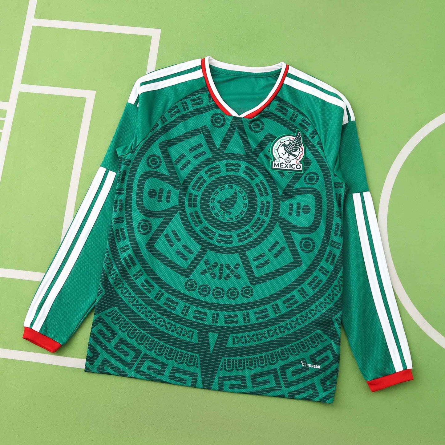 2026 FIFA World Cup Mexico home Long sleeved Fan version