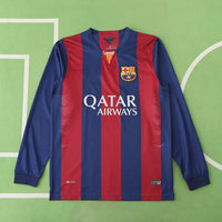 1415 season FC Barcelona / Barça home Long sleeved retro Fan version