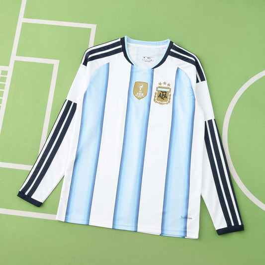 2026 FIFA World Cup Argentina home Long sleeved Fan version