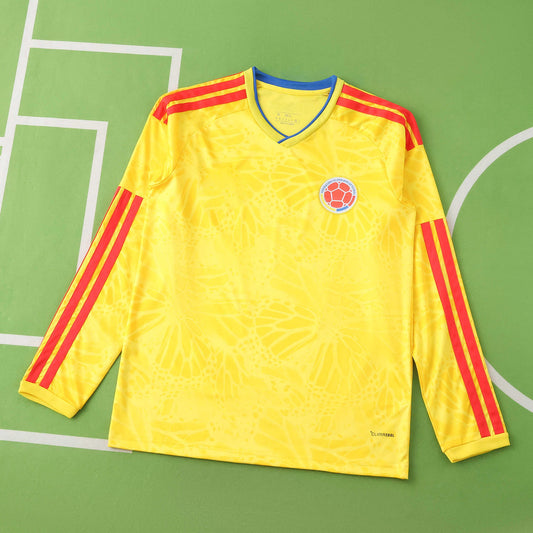 2026 FIFA World Cup Colombia home Long sleeved Fan version