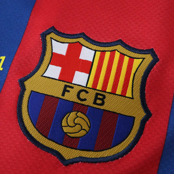 1011 season FC Barcelona / Barça home Long sleeved retro Fan version