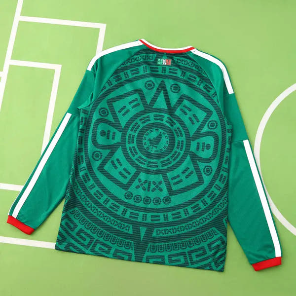 2026 FIFA World Cup Mexico home Long sleeved Fan version