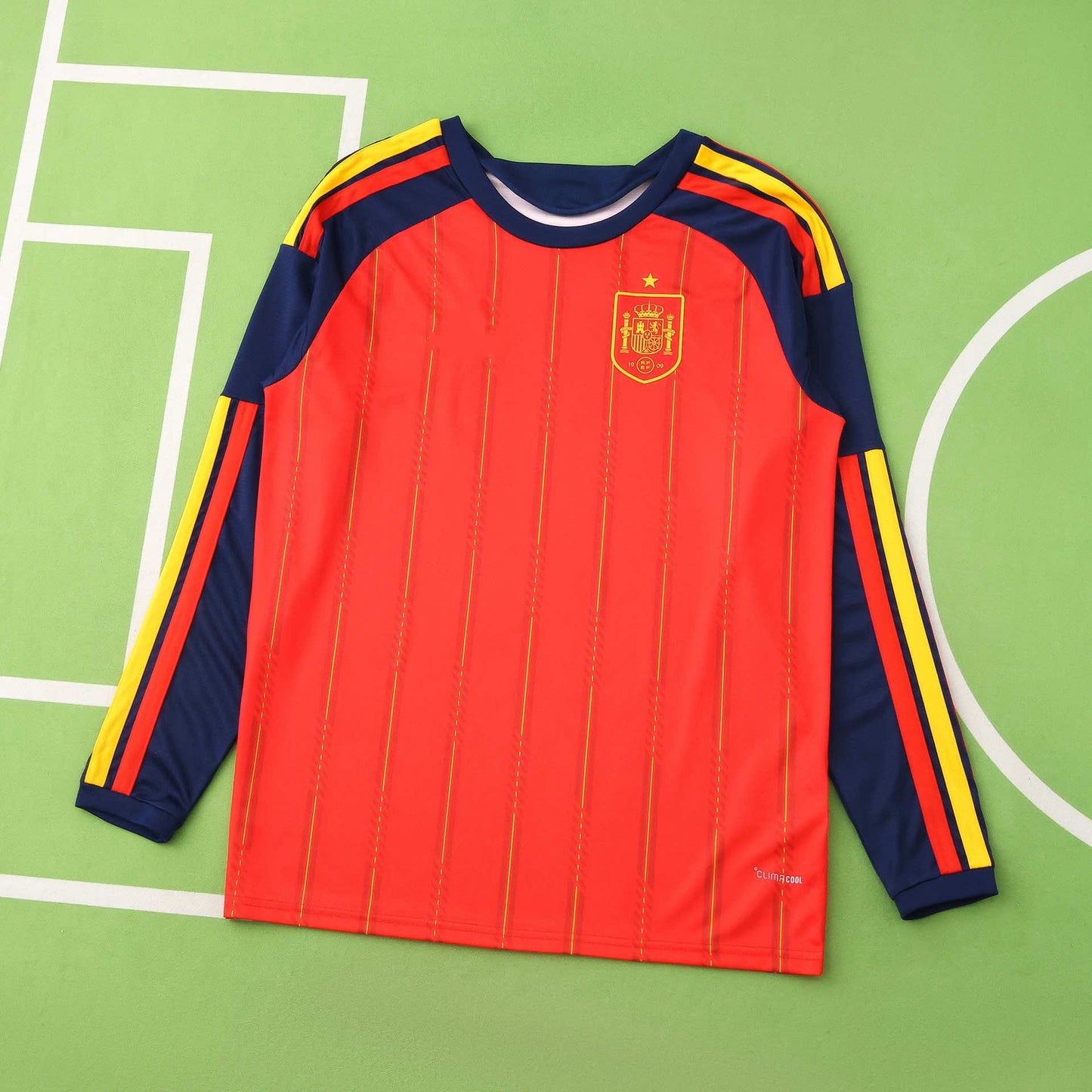 2026 FIFA World Cup Spain home Long sleeved Fan version