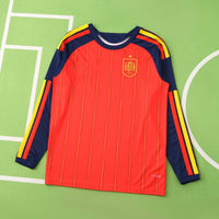 2026 FIFA World Cup Spain home Long sleeved Fan version