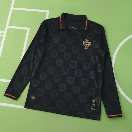 2025 Portugal  Tribute to Eusebio Special Edition Long sleeved Fan version