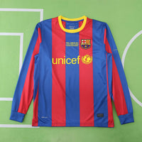 1011 season FC Barcelona / Barça home Long sleeved retro Fan version