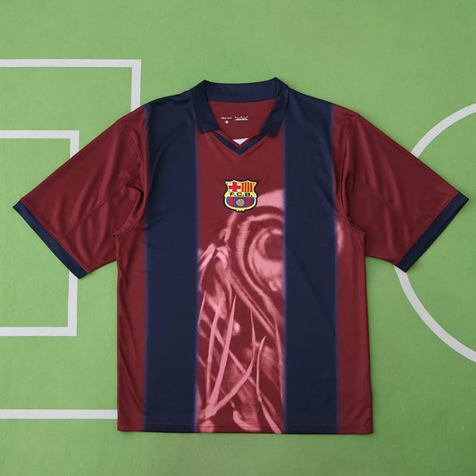 TRAVIS SCOTT X FC BARCELONA RETRO 2000/01 HOME SKELETON JERSEY