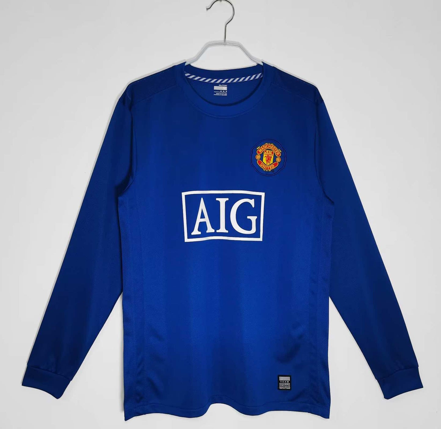 08/09 Manchester United third Long sleeved Retro  Fan version