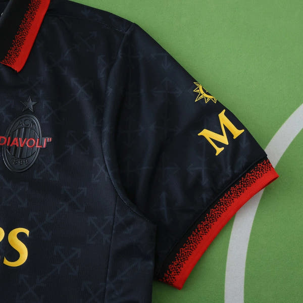 24/25 season A.C. Milan x OFF-WHITE Fan version