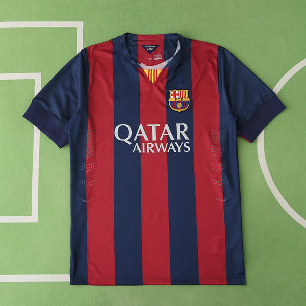 14/15 season FC Barcelona / Barçaretro home Fan version