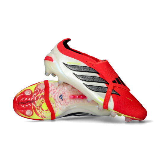 Taco de fútbol Predator Elite FT AG Lucid Red-Core Black-White