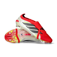 Taco de fútbol Predator Elite FT AG Lucid Red-Core Black-White