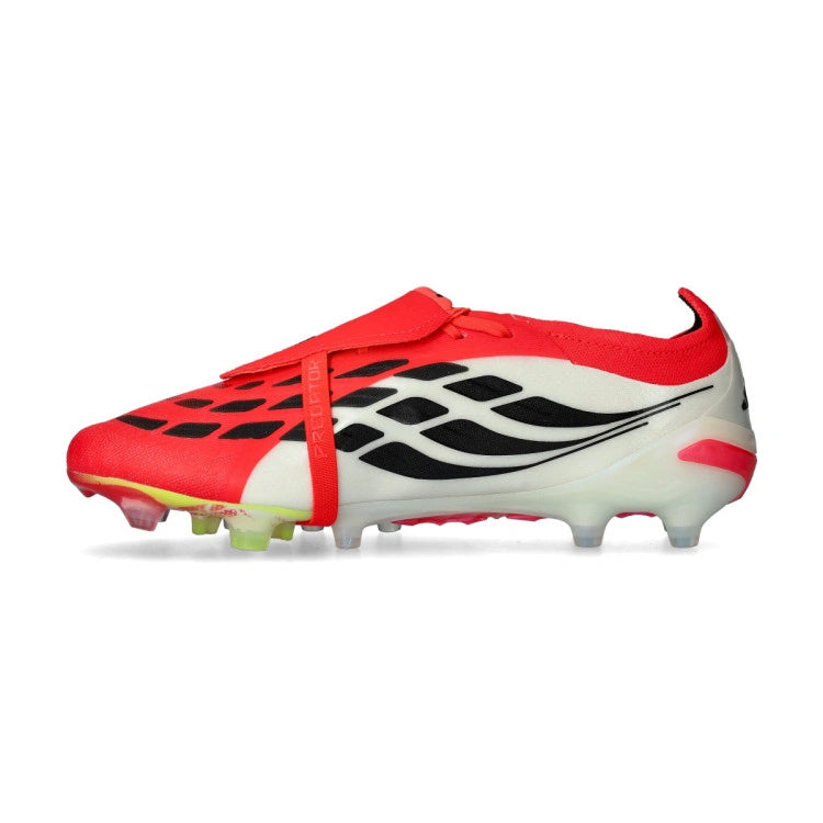 Taco de fútbol Predator Elite FT AG Lucid Red-Core Black-White