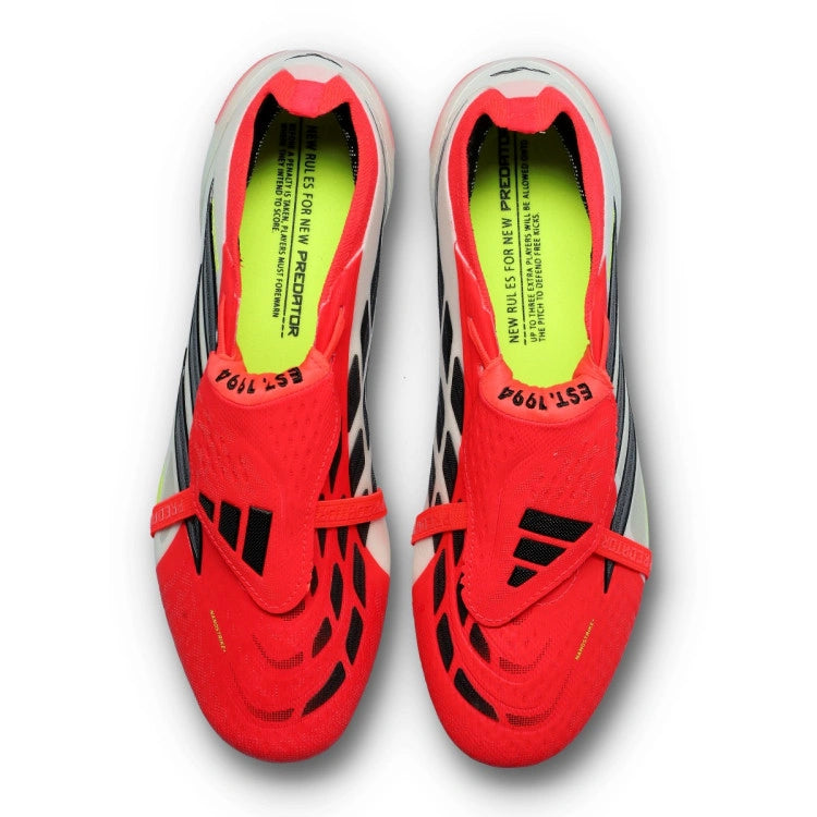 Taco de fútbol Predator Elite FT AG Lucid Red-Core Black-White