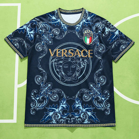 23/24 Italy Blue Versace special edition Fan version