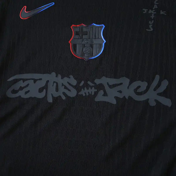 Limited Edition FC BARCELONA X TRAVIS SCOTT jersey. FC Barcelona 24/25 away Player version
