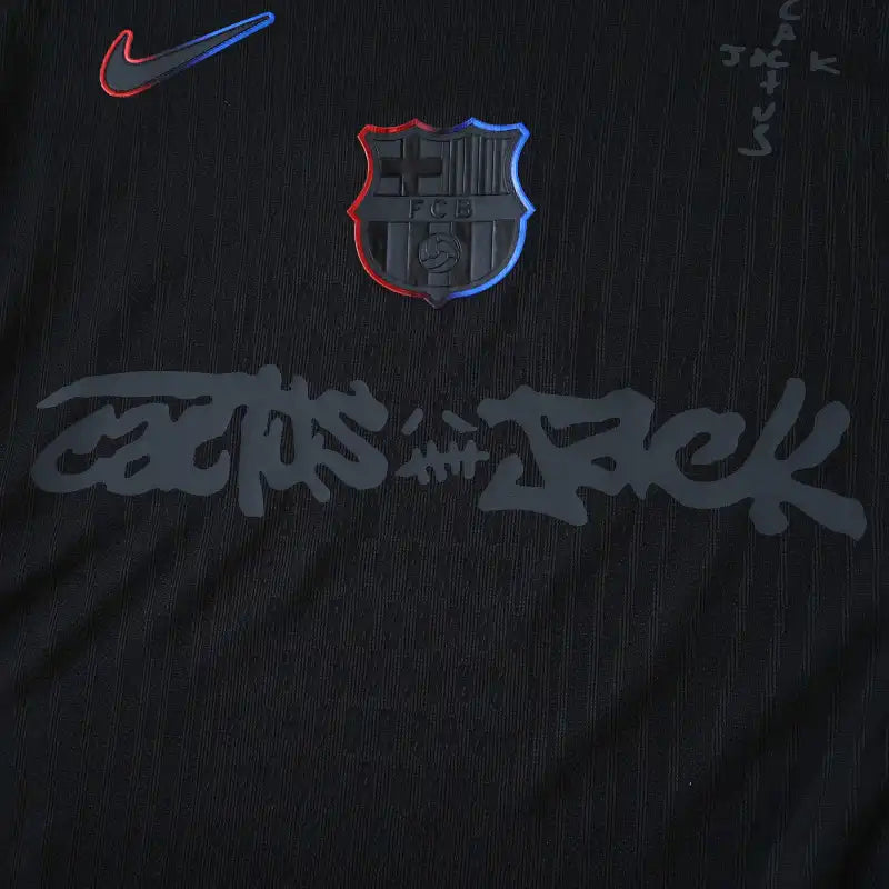 Limited Edition FC BARCELONA X TRAVIS SCOTT jersey. FC Barcelona 24/25 away Player version